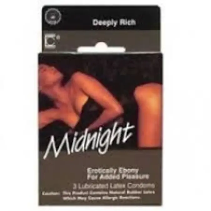 Contempo Midnight Condom 3'S